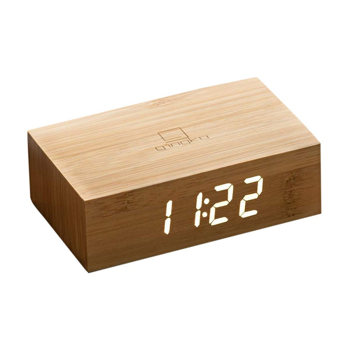 GINGKO Design G003B11 Réveil Bois Marron Taille Unique Einheitsgrösse Braun, Einheitsgrösse Braun