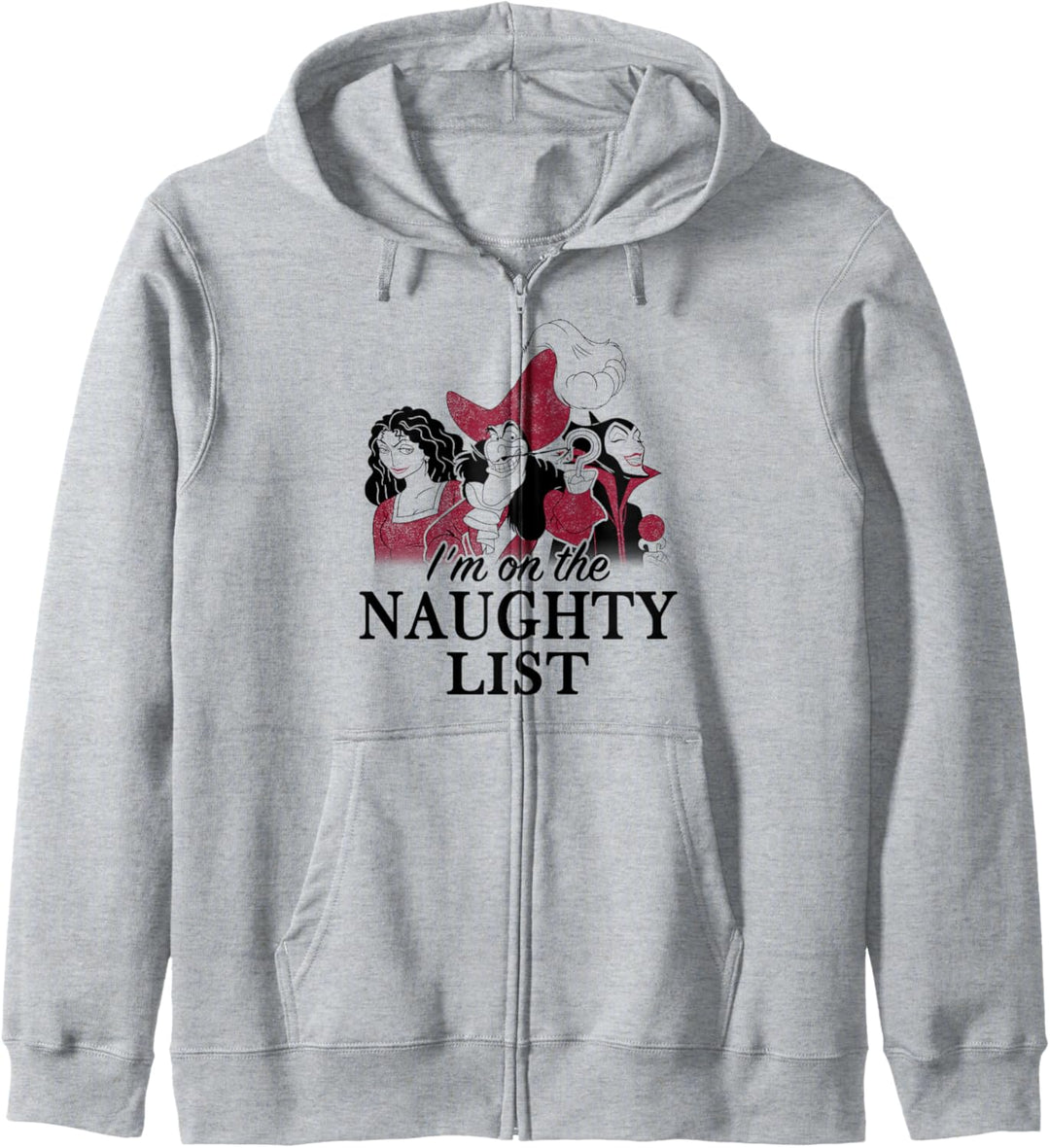 Disney Villains Weihnachten I'm On The Naughty List Kapuzenjacke