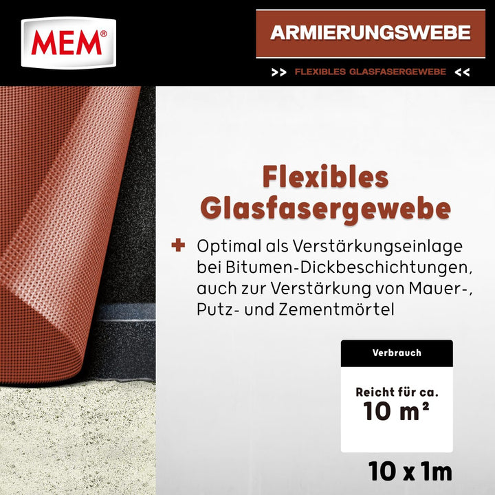 MEM Panzer Vlies 10x1m