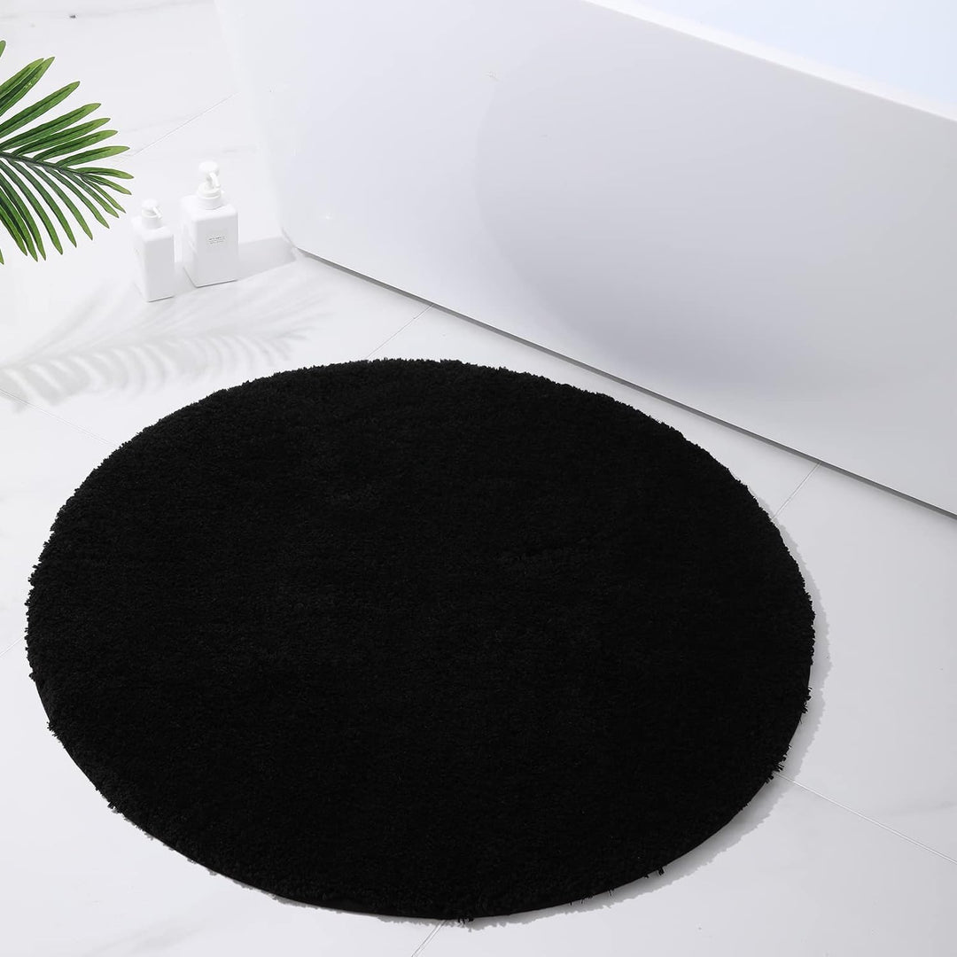 Homaxy Badezimmerteppich rutschfest Waschbar Badematte Weich Flauschig Badteppich Shaggy Hochflor Mi