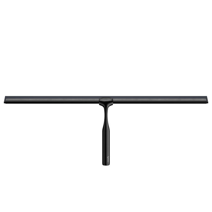 Duschabzieher schwarz matt breit XXL 45 cm | NUR Duschabzieher ohne Zubehör | Flitsche Dusche Duschw