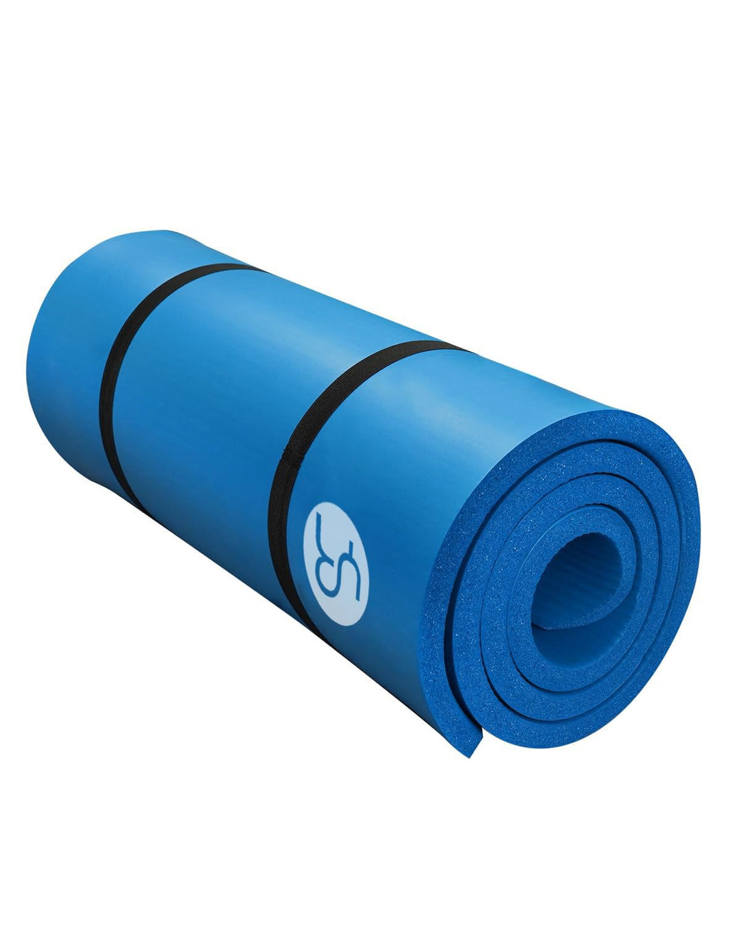 NBR Yogamatte 195×61cm 20mm Dicke Fitness Matte Gymnastikmatte für Pilates Gym Workout Zuhause mit T