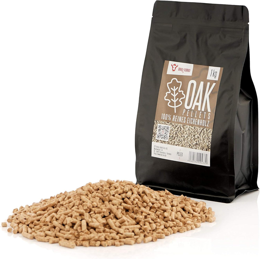 BBQ-Toro Pellets Set aus 100% Holz | Auswahl aus 7 Sorten à 1 kg | Smokerpellets für Grill, Smoker,
