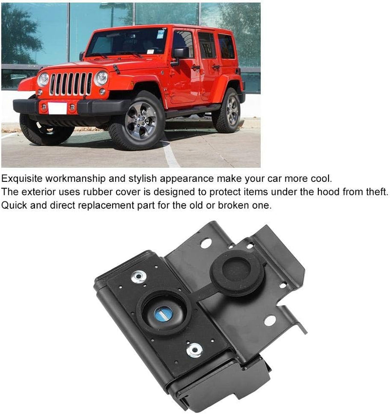 Motorhaubenschloss, Motorhauben-Haubenverriegelung Fit für Wrangler JK & Unlimited 2007-2017