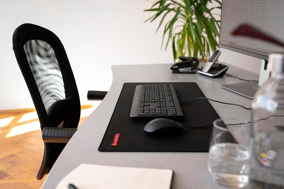 CHERRY MP 2000, Premium Mousepad XXL, 80 cm x 35 cm, vernähte Kanten, geeignet für alle Maussensoren