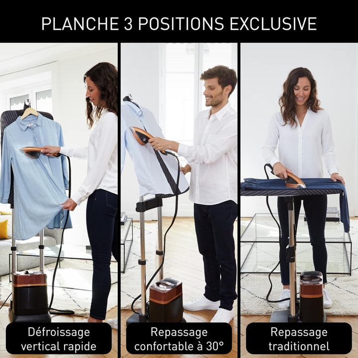 Calor Ixeo Power All-in-One Dampfbügellösung, 2170 W, Smartboard 3 Pos., 5,8 bar Druck, französisch