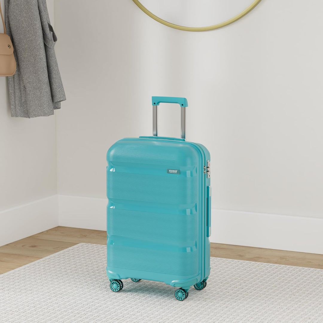 KONO Gepäck-Sets… 3er Koffer Set Türkis Grün, 3er Koffer Set Türkis Grün