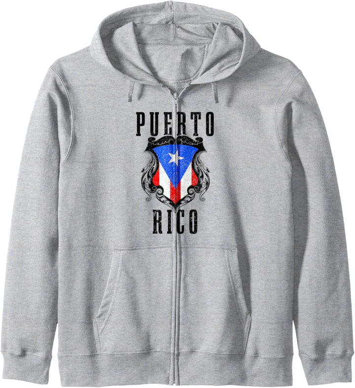 Puerto Rico Vintage Puerto Rican Flagge Pride Puerto Rico Kapuzenjacke
