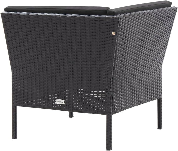 vidaXL Gartenmöbel 3-TLG. mit Auflagen Sitzgruppe Garten Garnitur Lounge Sofa Sitzgarnitur Gartenset