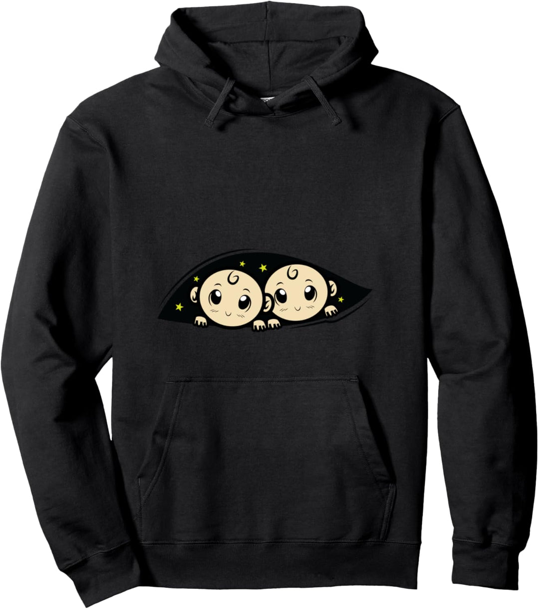 Zwillinge gucken Pullover Hoodie