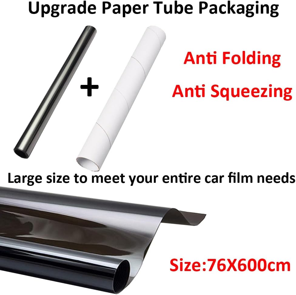 MOCNT Auto Tönungsfolie 5% VLT Auto Scheibentönungsfolie Sichtschutzfolie Autoscheiben Folie Fenster