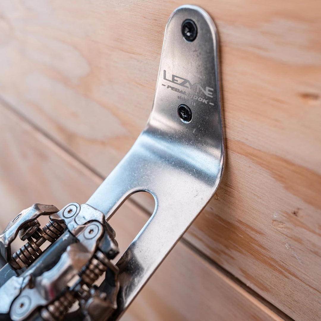 Lezyne Unisex – Erwachsene Stainless Pedal Hook, Silber, Einheitsgrösse