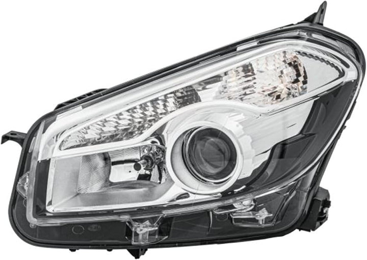HELLA 1EL 010 335-051 DE/Halogen-Hauptscheinwerfer - links - für u.a. Nissan Qashqai I (J10, NJ10, J