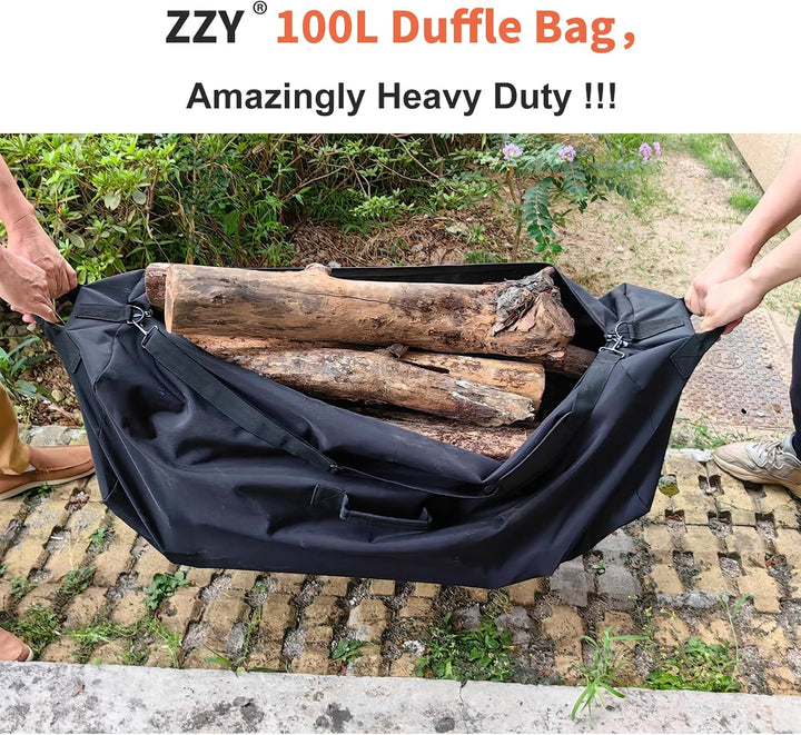 ZZY Grosse Reisetasche Leichte für Herren, 100L Sporttasche, Gepäcktasche für Reisen, Camping, Sport