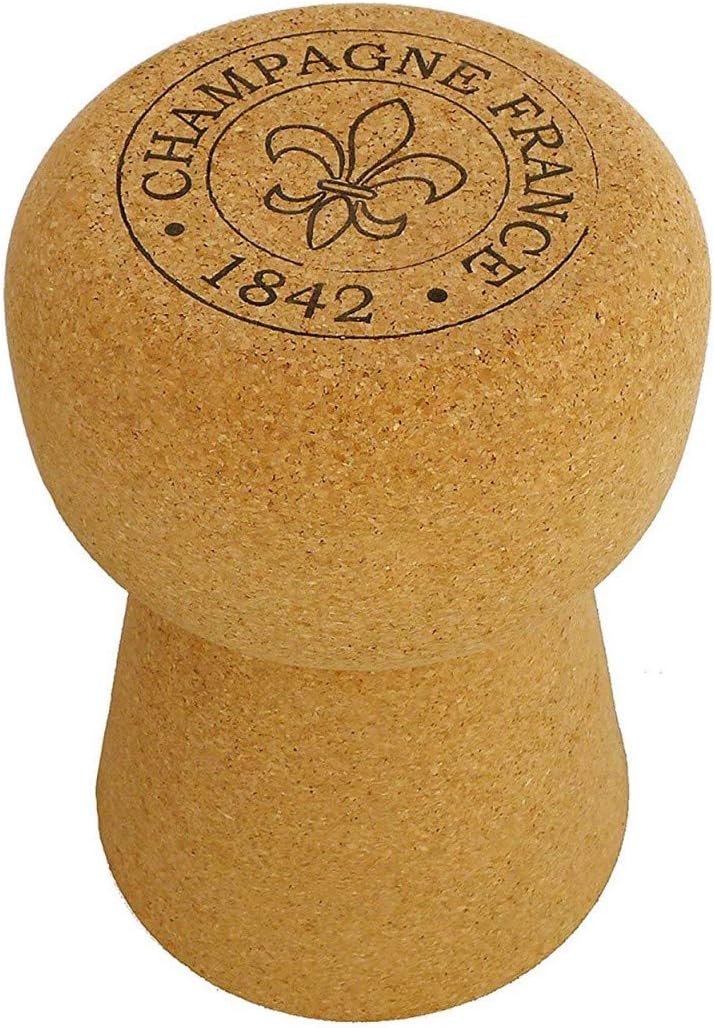 Biosughero - Paar Hocker aus Kork Champagne + Wein Höhe 45 cm