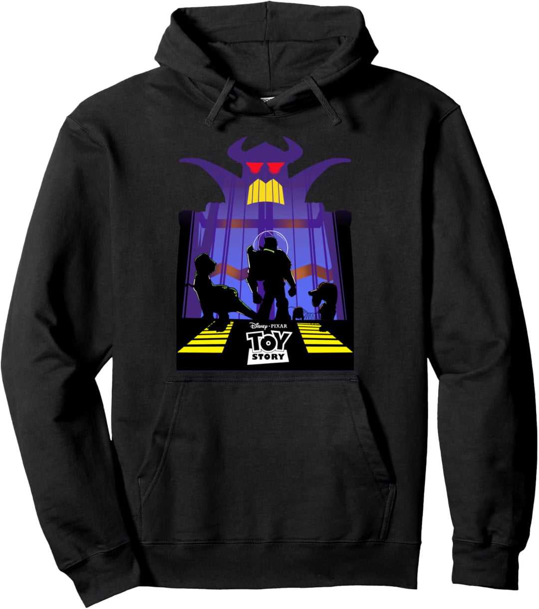 Disney Pixar Toy Story Zurg Group Shot Silhouette Pullover Hoodie