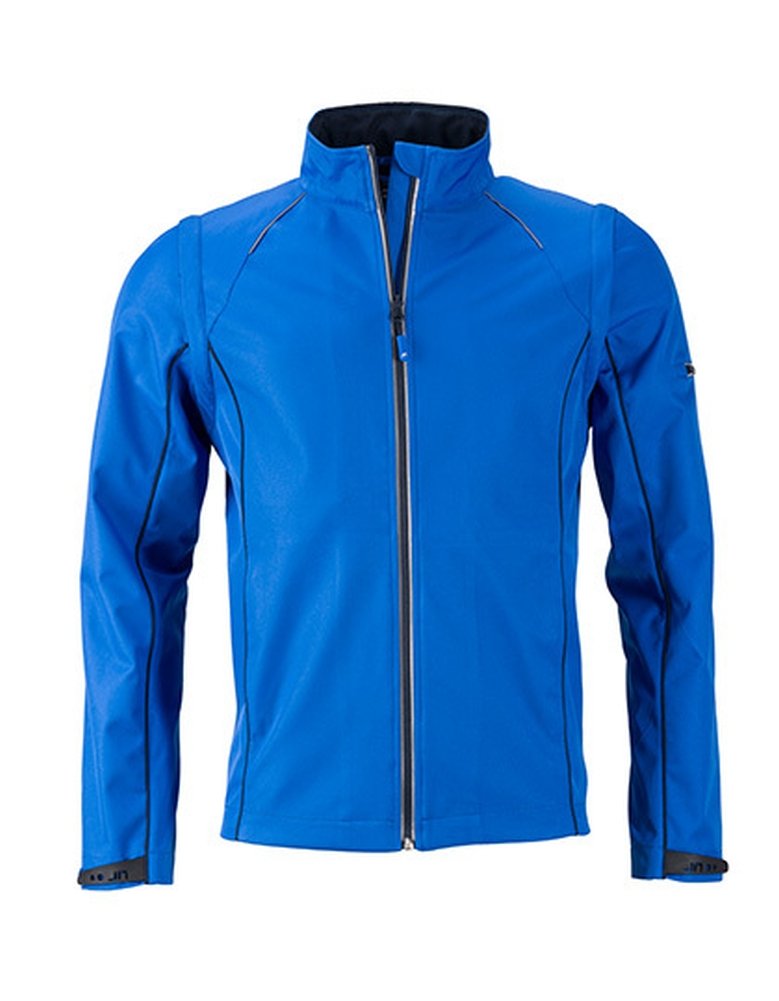 Men`s Zip-Off Softshell Jacket, Grösse:L, Farbe:Nauticblue-Navy