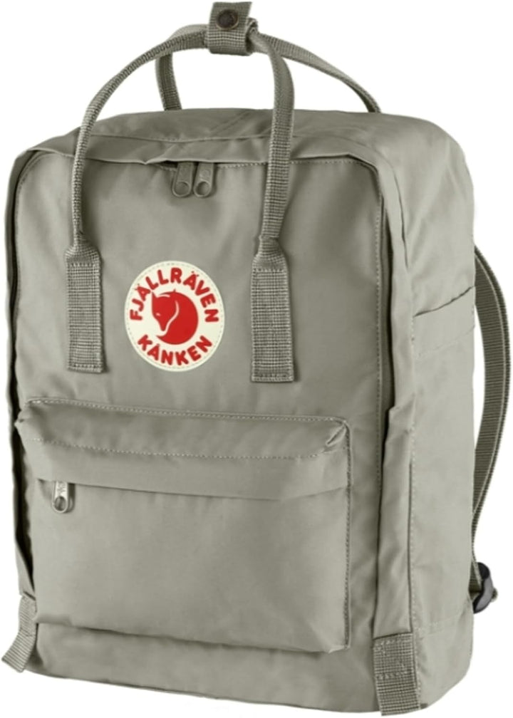 Fjällräven Unisex Rucksack Kånken Fog (23510-021) 13 x 27 x 38 cm, 16 Liter Rucksack Single, Fog (23
