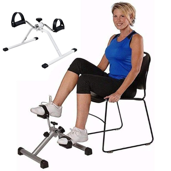 Mini Heimtrainer Pedaltrainer – Arm- & Beintrainer für Zuhause, leiser Reha Trainer, kompakt für Bür