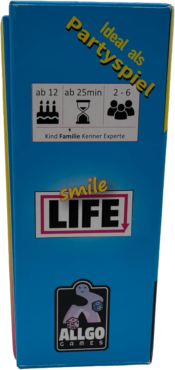 Smile Life – Lustiges Kartenspiel über das echte Leben | Familie, Beruf, Beziehungen & Chaos | Humor