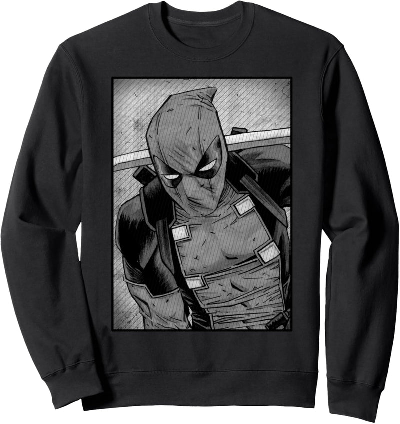Marvel Deadpool Comic Style Portrait Sweatshirt