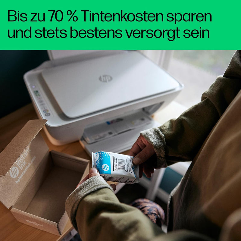 HP DeskJet 2820e Multifunktionsdrucker, 10€ Cashback, 3 Monate gratis drucken mit HP Instant Ink ink