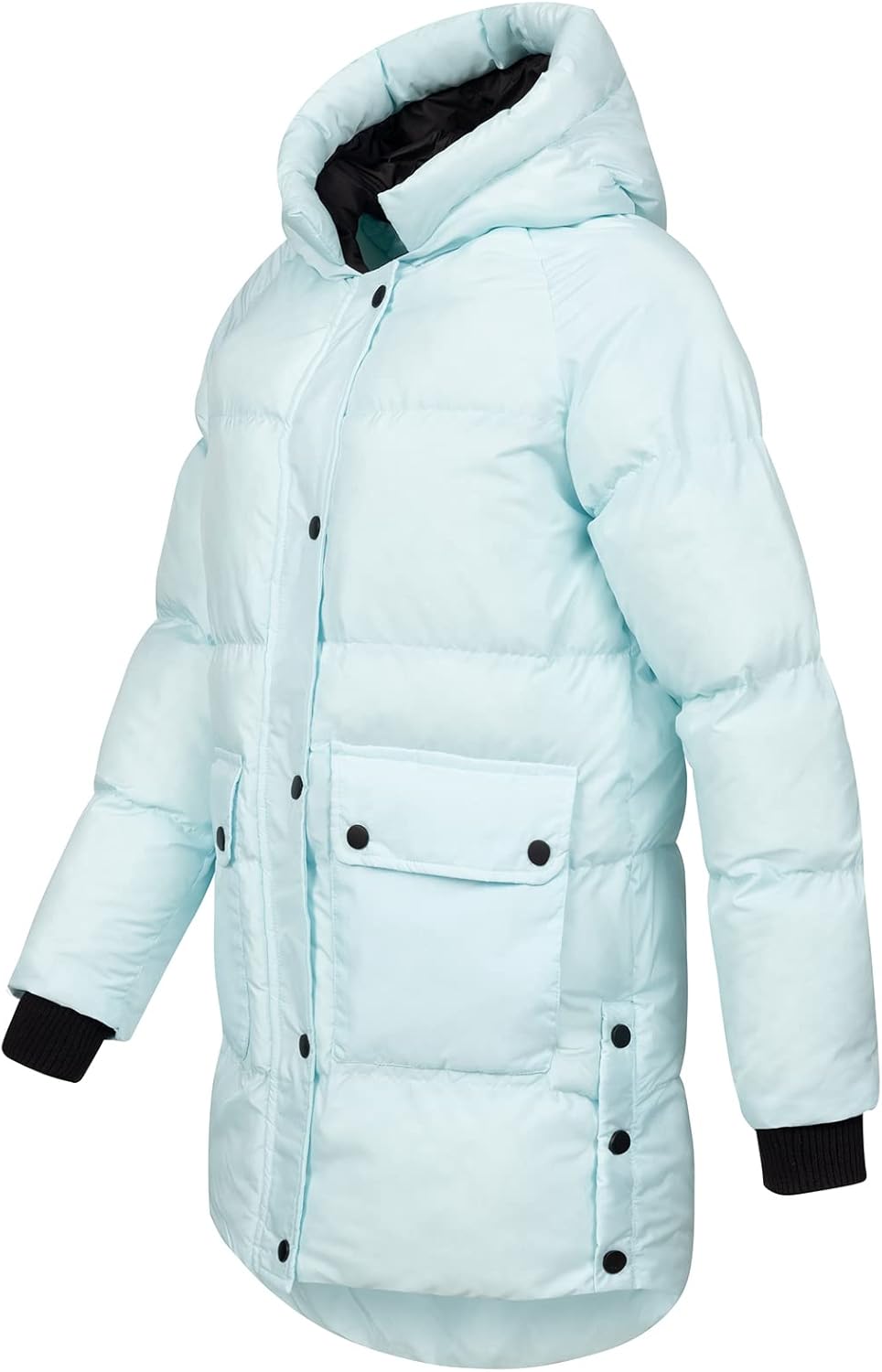 Rock Creek Damen Steppjacke Mantel D-488 S Babyblau, S Babyblau
