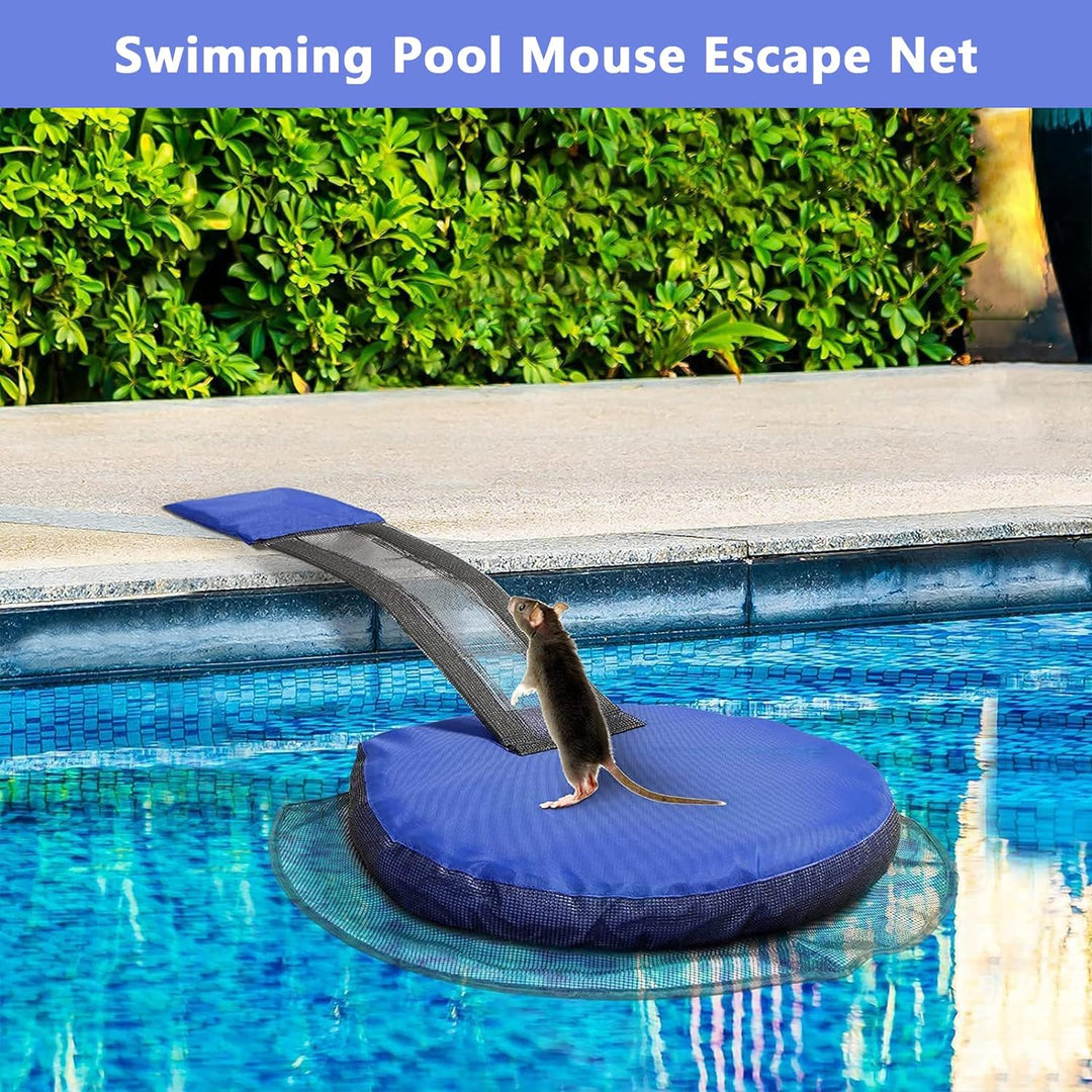 2 Stück Tierrettende Fluchtrampe für Pool, Schwimmende Rampe Rettungen, Schwimmbadzubehör, Pool-Krit