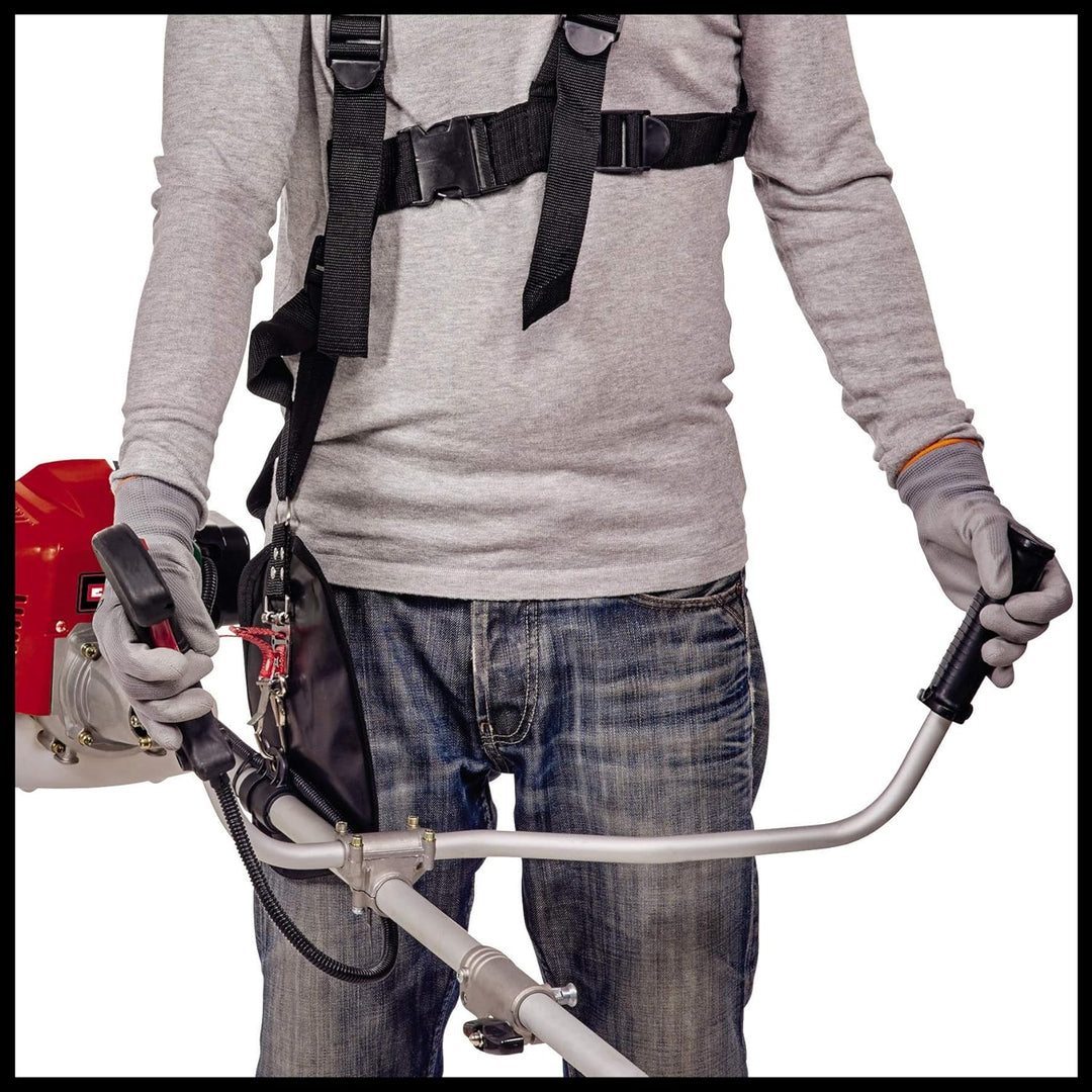 Einhell Benzin-Sense GH-BC 43 AS (1.25 kW, vibrationsarmer 2-Takt Motor, 3-Zahn-Messer, Doppelfadens