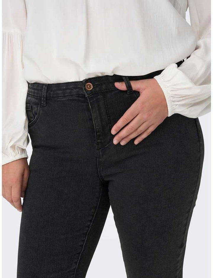 ONLY CARMAKOMA Damen Skinny-fit-Jeans 50W / 32L Dark Grey Denim, 50W / 32L Dark Grey Denim