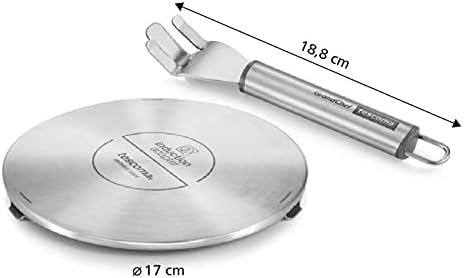 Tescoma GrandCHEF Induktions-Adapter, Edelstahl (17cm) 17 cm, 17 cm