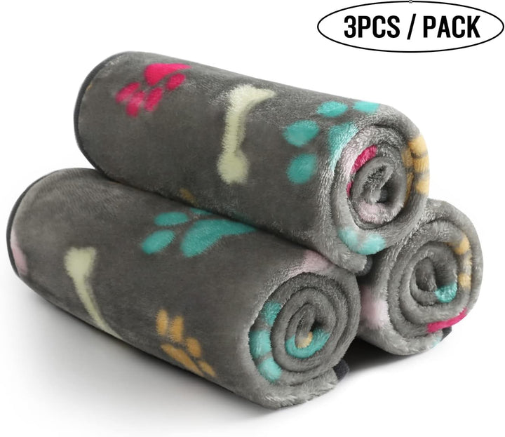 luciphia Hundedecke Katzendecken Waschbar Flauschig, 1 Pack 3 Decken Super Weich Fluffy, Kuscheldeck
