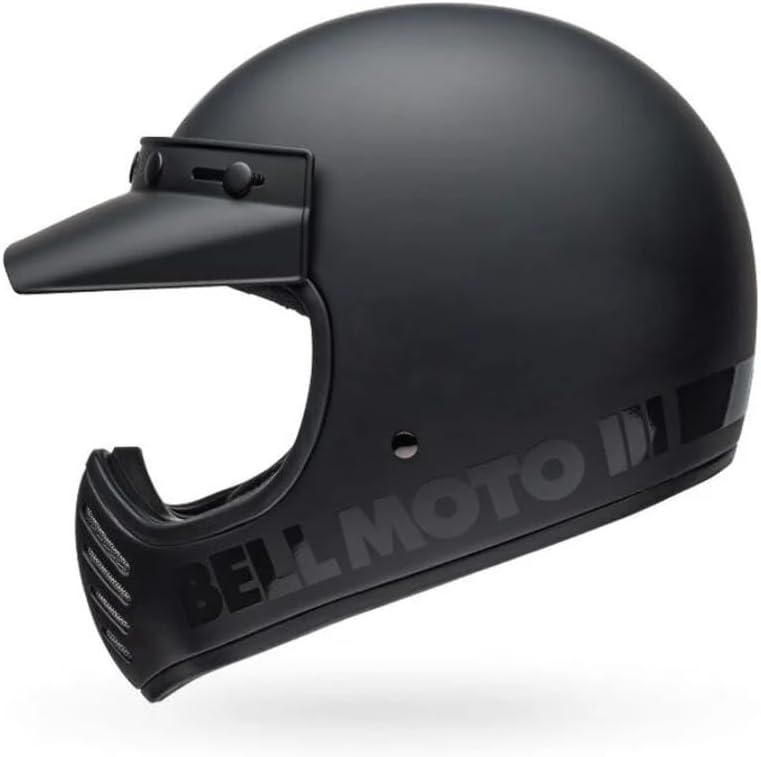 Bell Moto-3 Classic Motocross Helm (Black Matt,L (59/60))