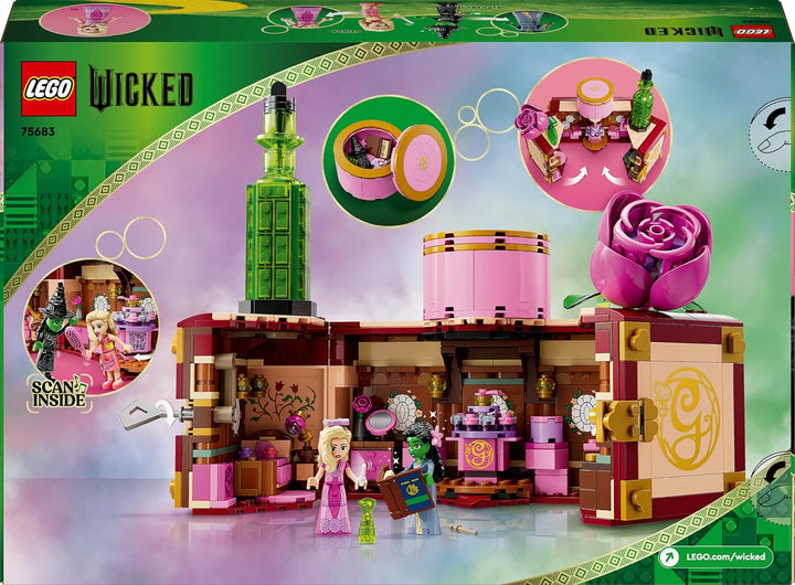 LEGO Wicked - Glindas & Elphabas Schlafsaal - Spielzeug mit 2 Minifiguren und Zubehör, darunter Zaub