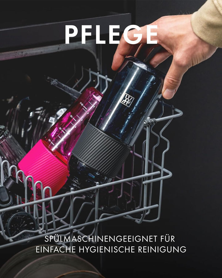 ZWILLING Trinkflasche BPA-frei, Wasserflasche für Fitness, Freizeit und Büro, Sportflasche aus Trita