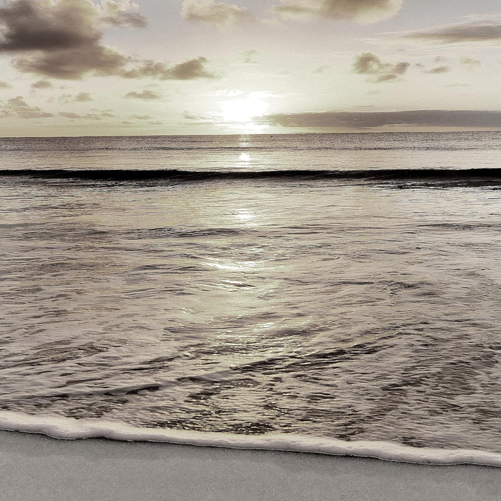 Runa Art Wandbilder Sonnenuntergang Strand 5 Teilig Bild auf Vlies Leinwand Deko Schlafzimmer Wohnzi
