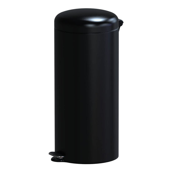 KITCHEN MOVE 905567E Black SS Küchenabfalleimer URBAN 30L blau Ø29xH66cm Edelstahl mit Eimer, Edelst