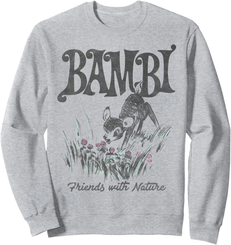 Disney Bambi Friends With Nature Sketch Sweatshirt