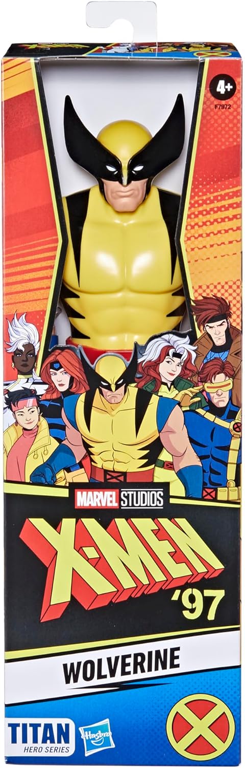 Marvel X-Men Wolverine Titan Hero Serie Action-Figur (28,5 cm), X-Men Spielzeug, Superhelden-Spielze