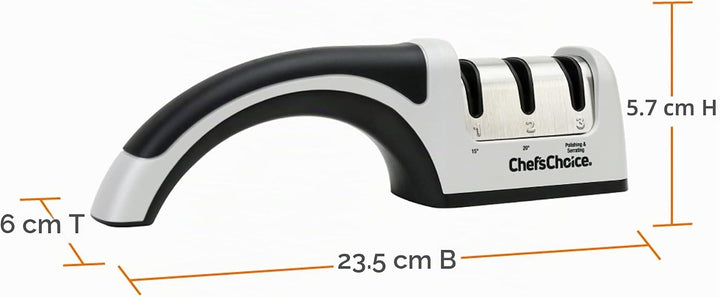 Chef 's Choice 23,8 x 5.1 x 7.0 cm Manuelle Diamant Hone Messerschärfer, schwarz/Remasuri