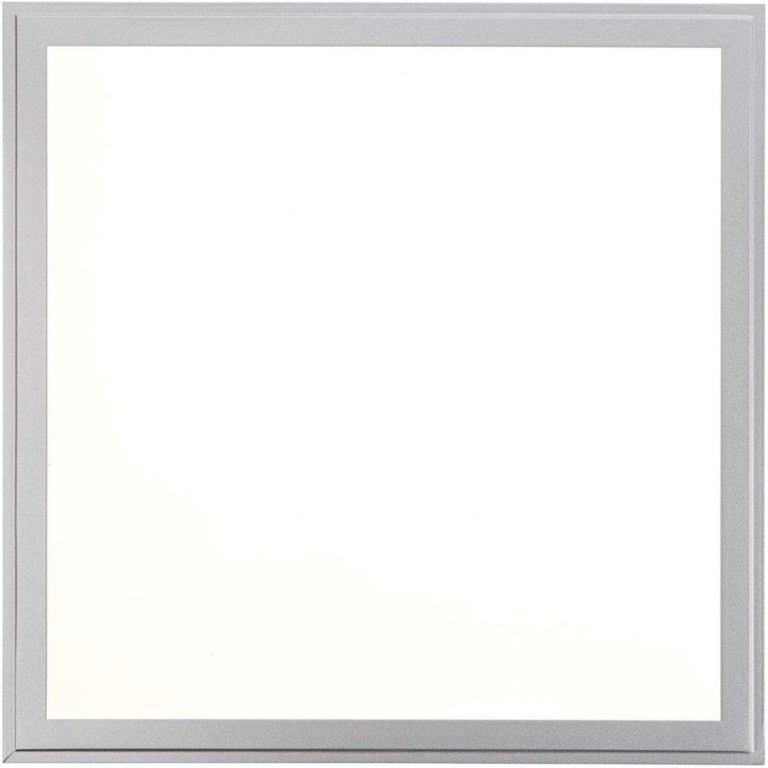 BRILLIANT Lampe Alissa LED Deckenaufbau-Paneel 40x40cm silber/weiss | 1x 32W LED integriert (Samsung
