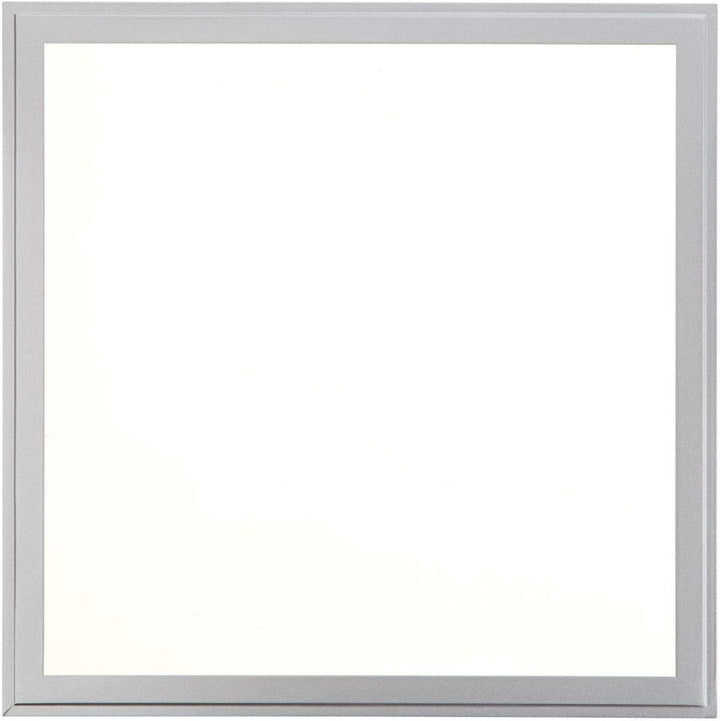 BRILLIANT Lampe Alissa LED Deckenaufbau-Paneel 40x40cm silber/weiss | 1x 32W LED integriert (Samsung