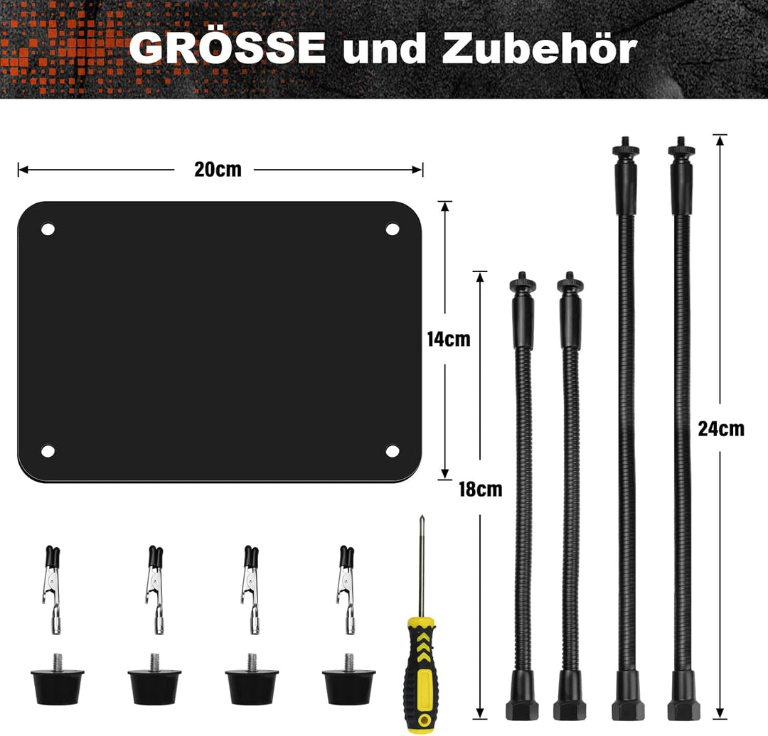 Dritte Hand Löten, Modellbau Zubehör, tonhui Löt-Leiterplattenhalter-Werkzeug, Four Arms Helping Han