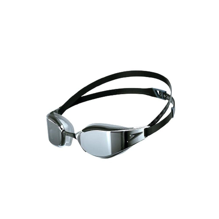 Speedo Unisex Fastskin Hyper Elite Mirror Schwimmbrillen (1er Pack) Einheitsgrösse Schwarz/Oxidgrau/