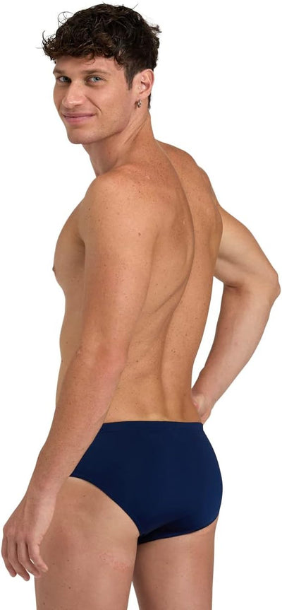 ARENA Herren Men's Swim Briefs Panel Swim Briefs 50 Navy-soft Green-white, 50 Navy-soft Green-white