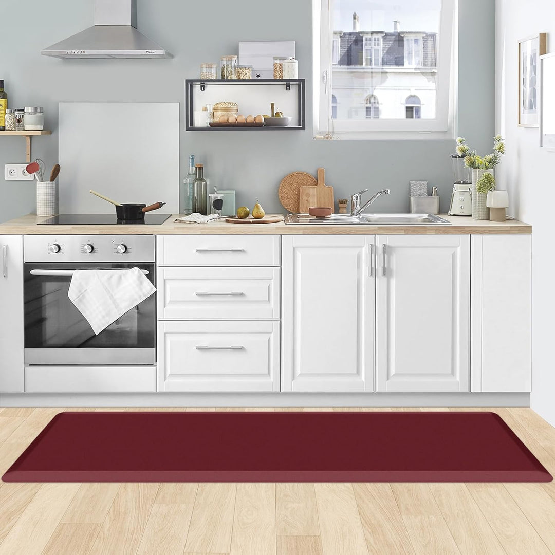 KitchenClouds Küchenmatte, gepolstert, Anti-Müdigkeit, Küchenteppich, 43.9x152.4 cm, wasserdicht, ru