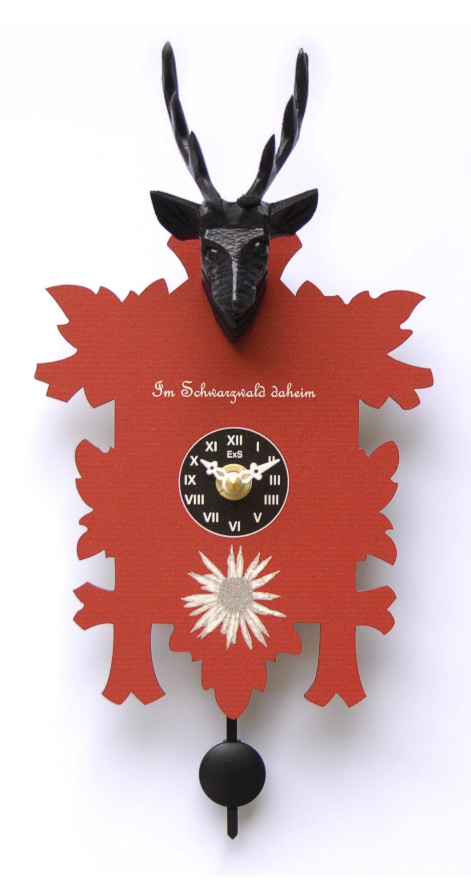 Trenkle Kuckulino Schwarzwalduhr mit Quarzwerk und Kuckuckruf TU 3005 PQ