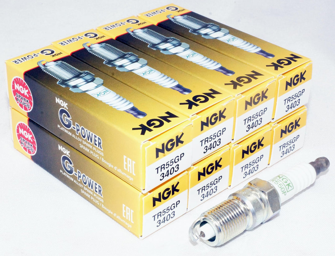 8 PCS * NEW * -- NGK 3403 G-Power Platinum Alloy Spark Plug TR55GP by NGK
