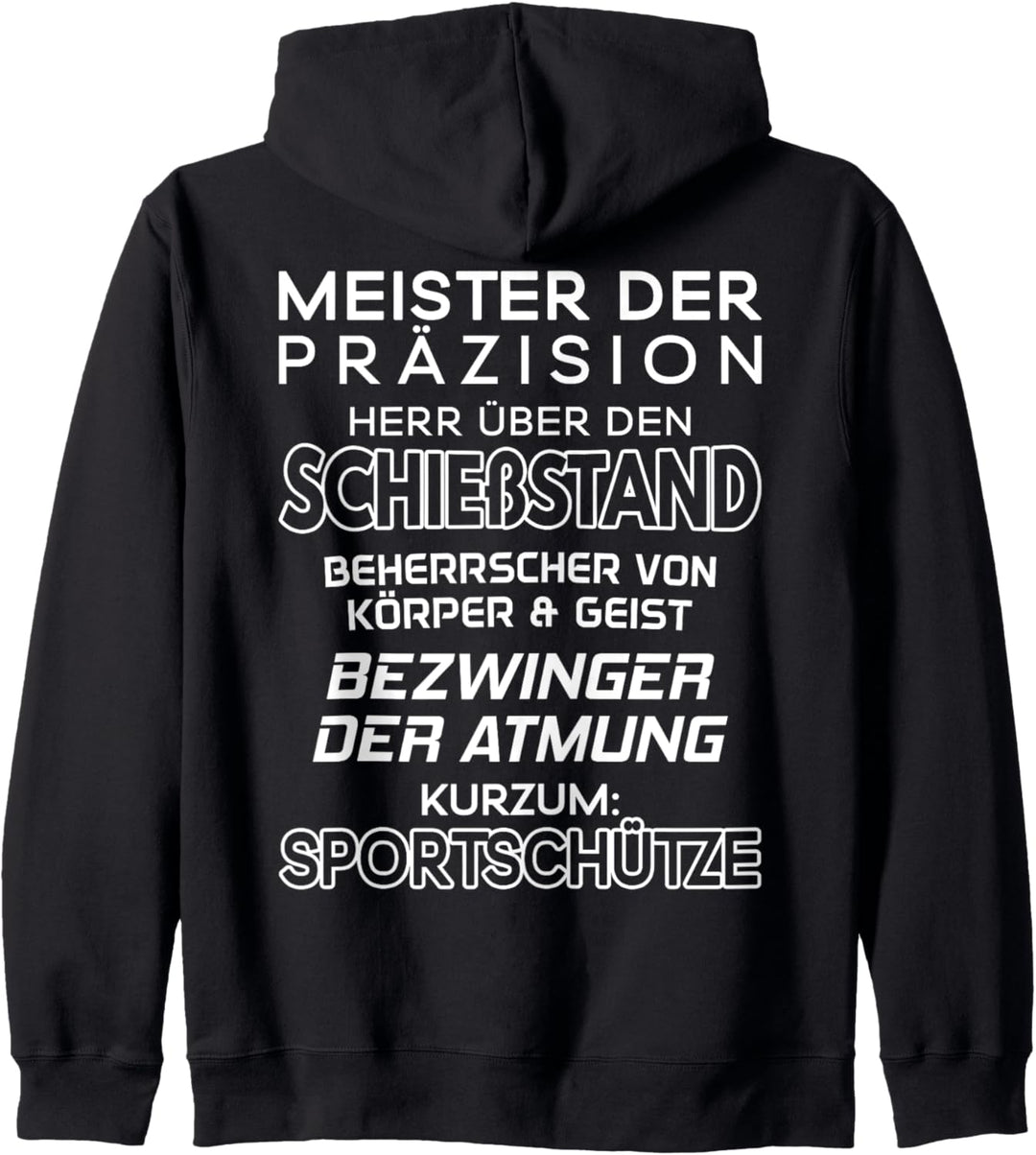 Schützenverein Meister Der Präzision Sportschütze Kapuzenjacke