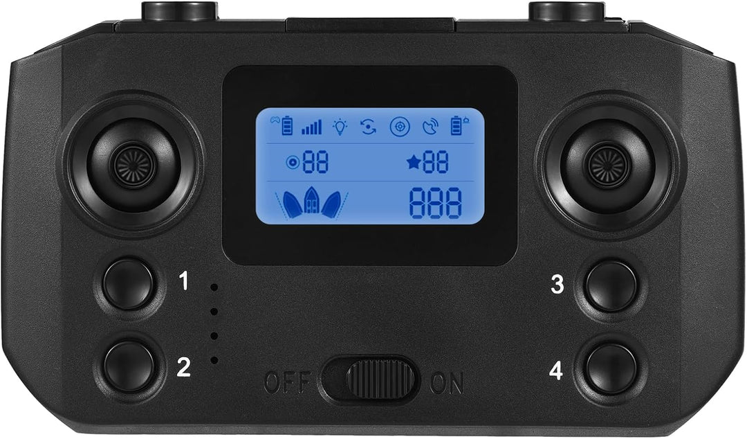 Kavolet Fernbedienung für GPS-Angelköderboot D19 D20 Dual-Hand-LCD